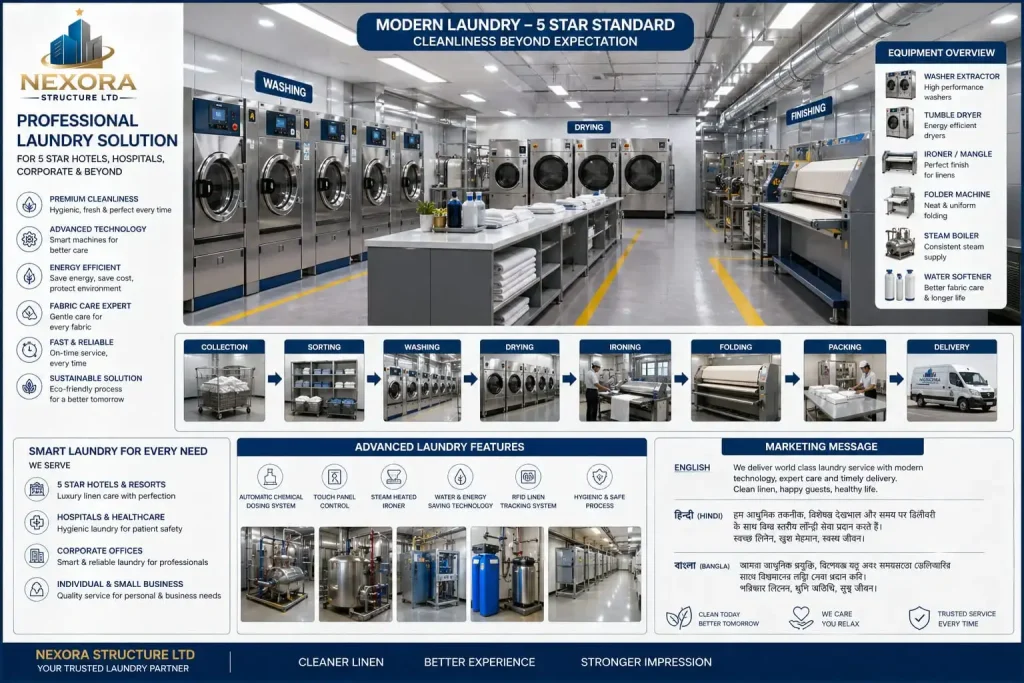 Modern Luxury Laundry of Nexora Structure Limited